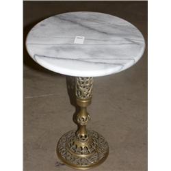 Marble Top End Table
