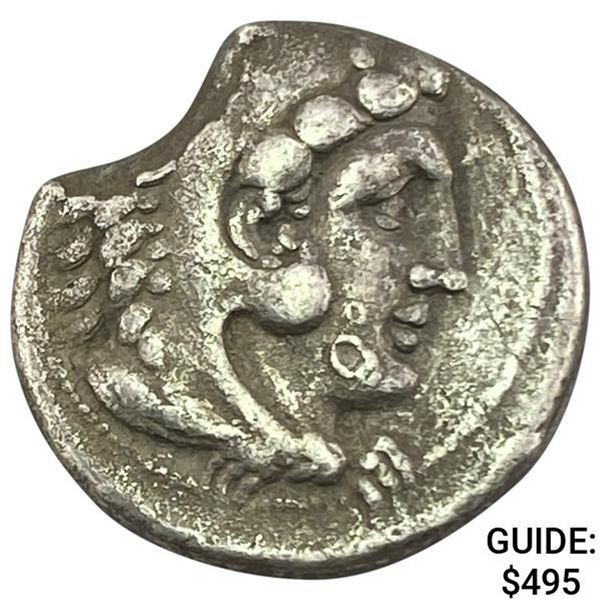 Macedon Alex. III 336-323 BC Silver Tetradrachm NEARLY UNCIRCULATED