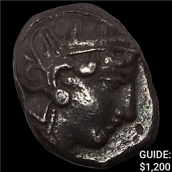 [393-300] BC Athens Bronze Tetradrachm NEARLY UNCIRCULATED
