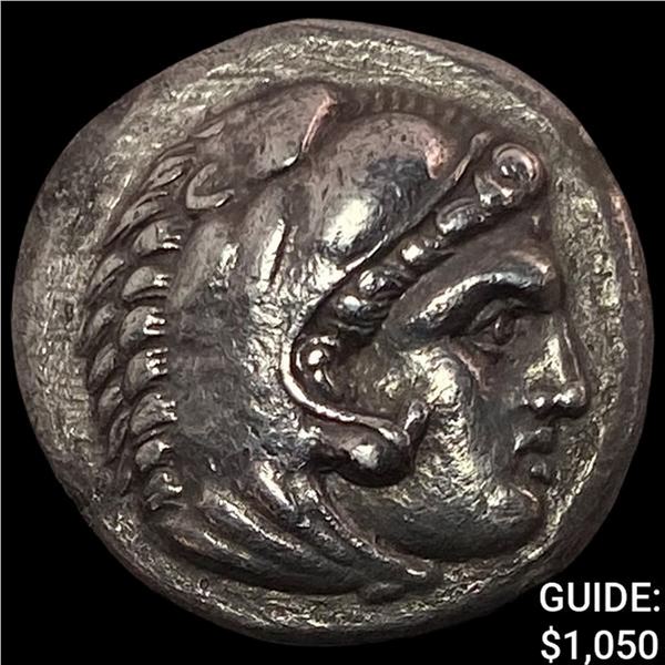 [336-323] BC Macedon Alex III Silver Tetrachromat CHOICE AU