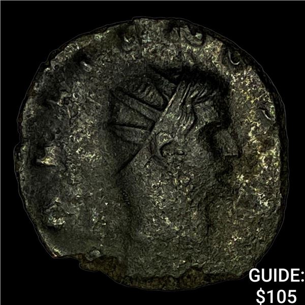 Roman Gallienus, 253-268 AD BI DBL Denarius CHOICE AU