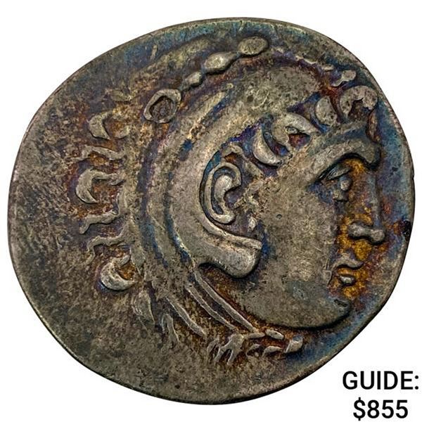 Macedon Alex. III 336-323 BC Silver Tetradrachm NEARLY UNCIRCULATED