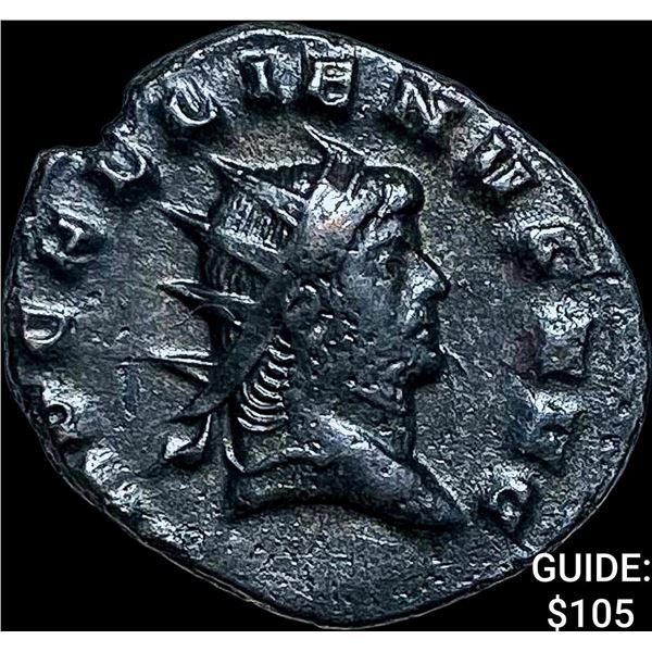 Roman Gallienus, 253-268 AD BI DBL Denarius CHOICE AU