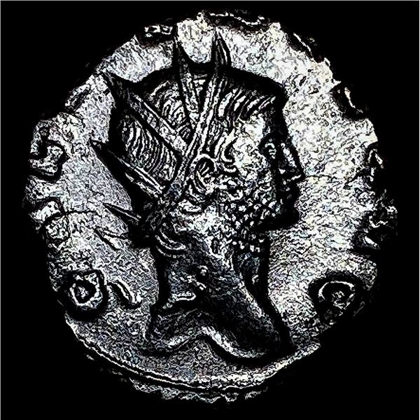 Roman Gallienus, 253-268 AD BI DBL Denarius CHOICE AU