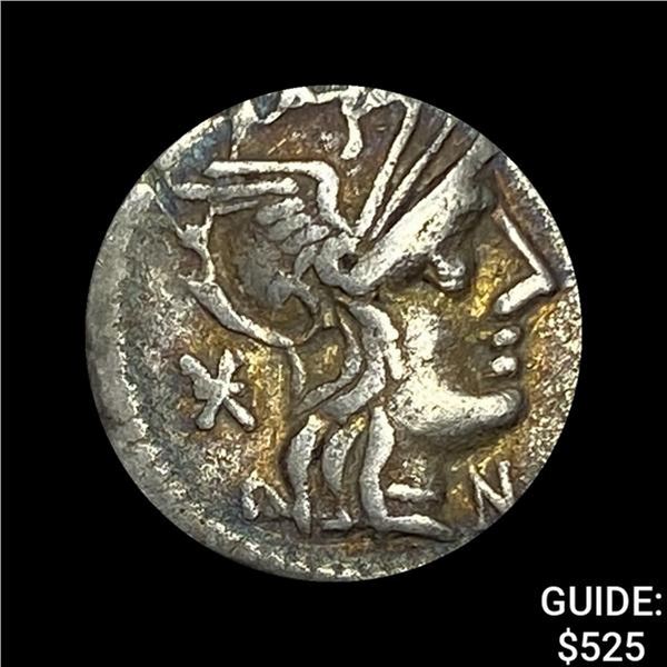 Roman Numerius Fabius Pictor Solver Denarius NEARLY UNCIRCULATED