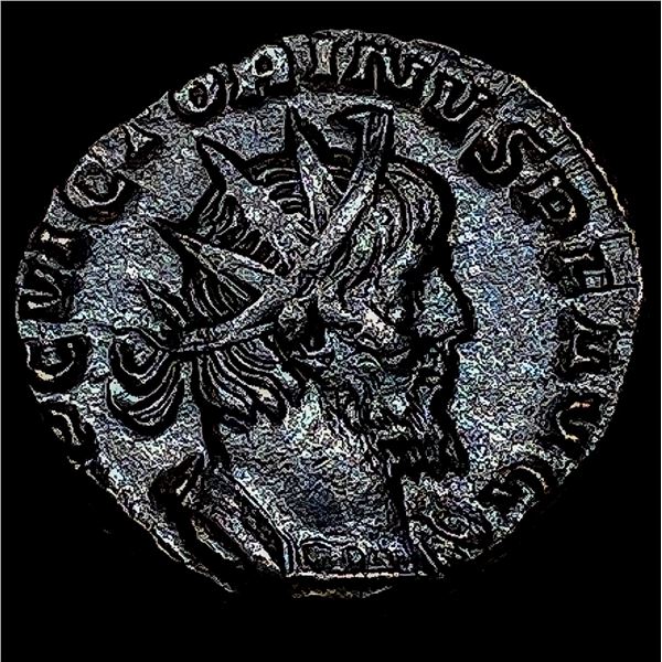 Roman Victorinus 269-271 AD Bi Dbl Denarius CHOICE AU