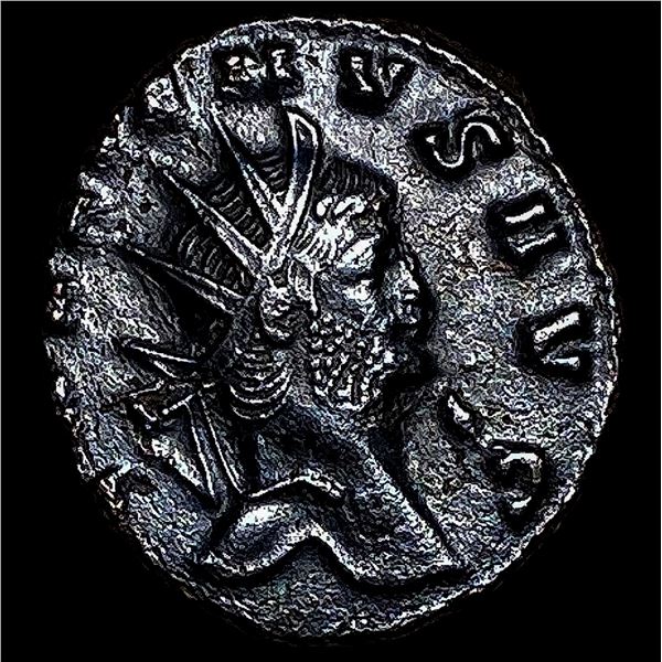 Roman Gallienus, 253-268 AD BI DBL Denarius CHOICE AU