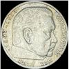 Image 1 : 1936-E Germany Silver 5 Reichsmark CLOSELY UNCIRCULATED