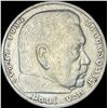 Image 1 : 1937-J Germany Silver 5 Reichsmark CLOSELY UNCIRCULATED