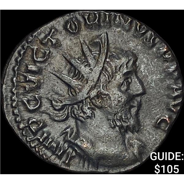 Romano-Gallic Victorinus 269-271 AD BI Dbl-Denair CHOICE AU