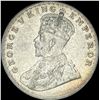 Image 1 : 1919 India George V Silver One Rupees ABOUT UNCIRCULATED