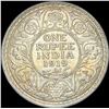Image 2 : 1919 India George V Silver One Rupees ABOUT UNCIRCULATED
