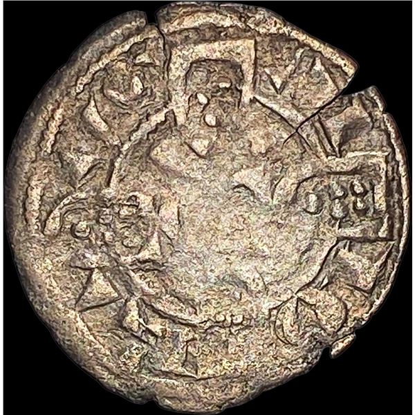 1248-1279 Portugal Afonso III SIlver Dinero NEARLY UNCIRCULATED