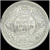 Image 2 : 1919 India George V Silver One Rupees UNCIRCULATED