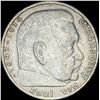 Image 1 : 1936-A Germany Silver 5 Reichsmark CLOSELY UNCIRCULATED