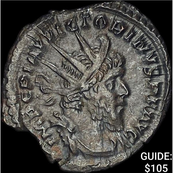 Romano-Gallic Victorinus 269-271 AD BI Dbl-Denair CHOICE AU