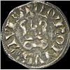 1297-1301 Frankish Greece Crusades Silver Denier NEARLY UNCIRCULATED