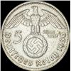 Image 2 : 1936-D Germany Silver 5 Reichsmark CLOSELY UNCIRCULATED