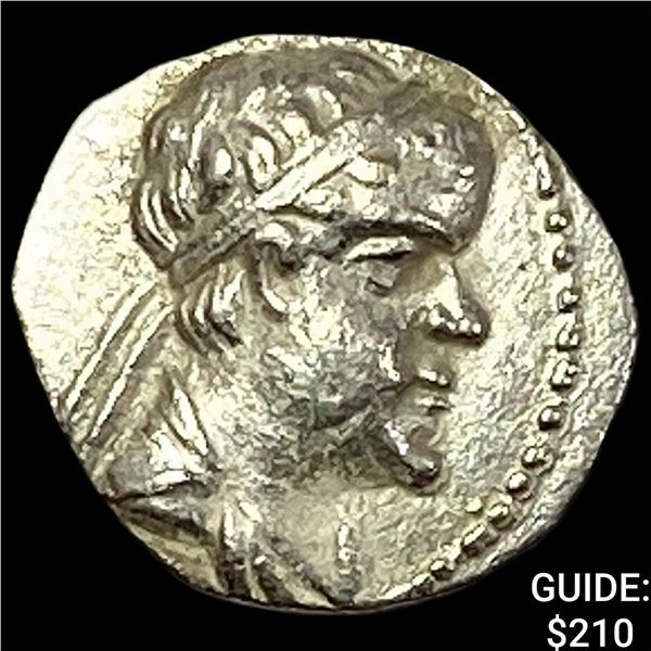 170-145 BC Baktria Silver Obol CHOICE AU