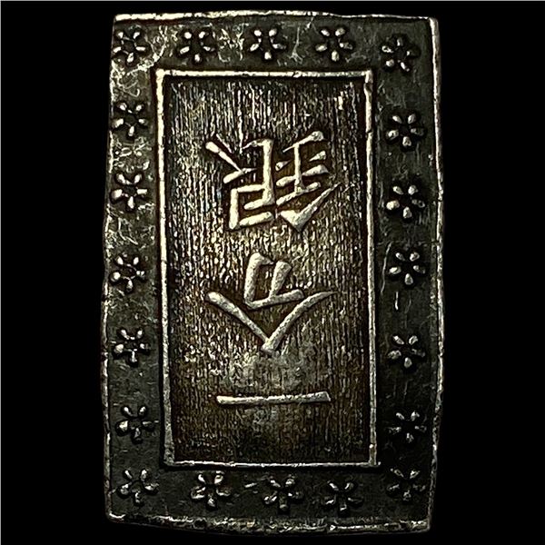 1859-1868 Japan Silver Bu CLOSELY UNCIRCULATED