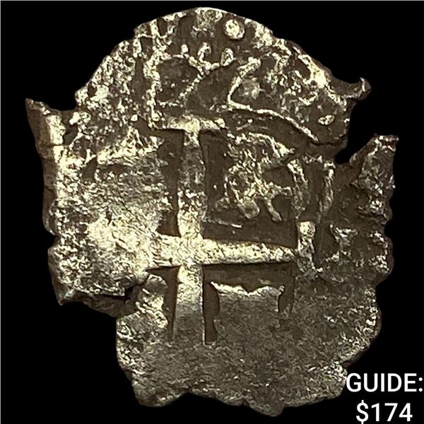 1500s-1600s Spanish Colonial Silver Cob NEARLY UNCIRCULATED