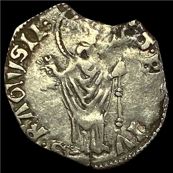 1372-1383 Ragusa Silver Grosso CLOSELY UNCIRCULATED