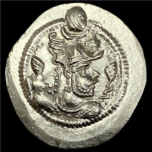 Sasanian Peroz I, 457/9-484 AD Silver Drachm UNCIRCULATED