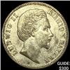 Image 1 : 1876 German-Bavaria Silver 2 Mark CHOICE AU