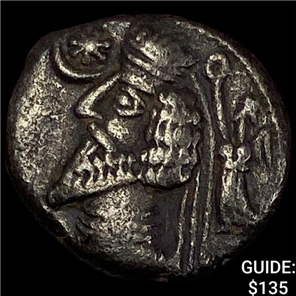 247-224 AD Parthian Empire Silver Drachm NEARLY UNCIRCULATED