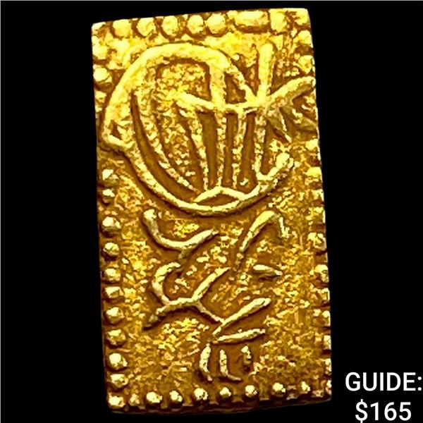 1832-1858 Japan Gold 2 Shu CLOSELY UNCIRCULATED