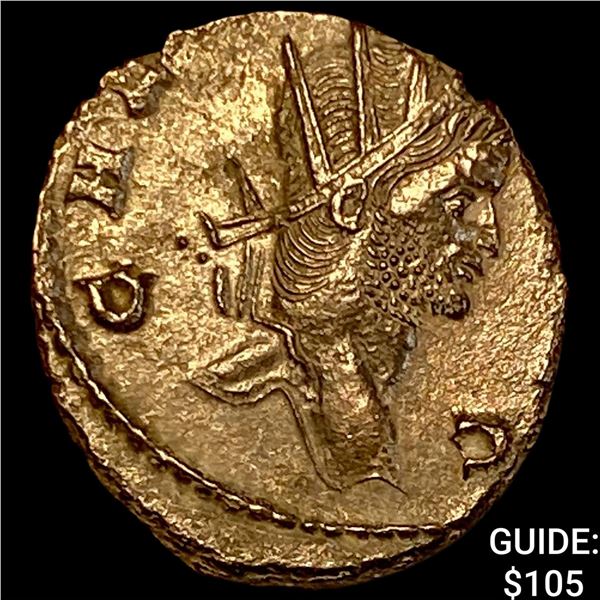 Roman Gallienus, 253-268 BI Dbl-Denarius CHOICE AU