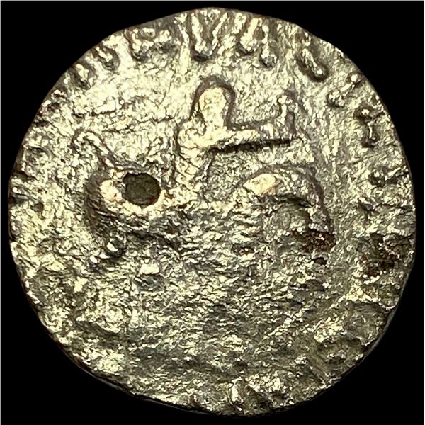 Indo-Scythian Azes I/II, 58 BC Silver Tetradrachm LIGHTLY CIRCULATED