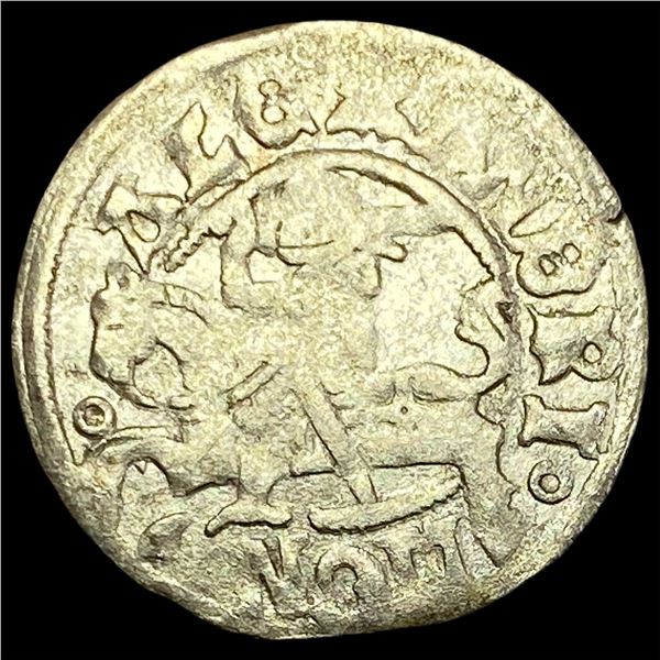 1500's-1600's Lithuania Silver Grosz CLOSELY UNCIRCULATED