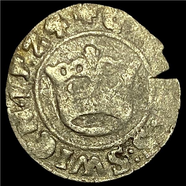 1200-1450 Bohemia Silver Pfennig CLOSELY UNCIRCULATED