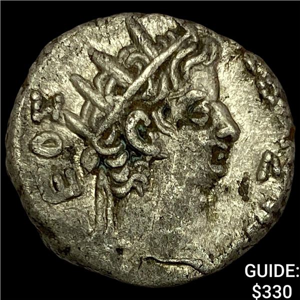 Roman-Egypt Nero, 54-68 AD Silver Tetradrachm   CLOSELY UNCIRCULATED