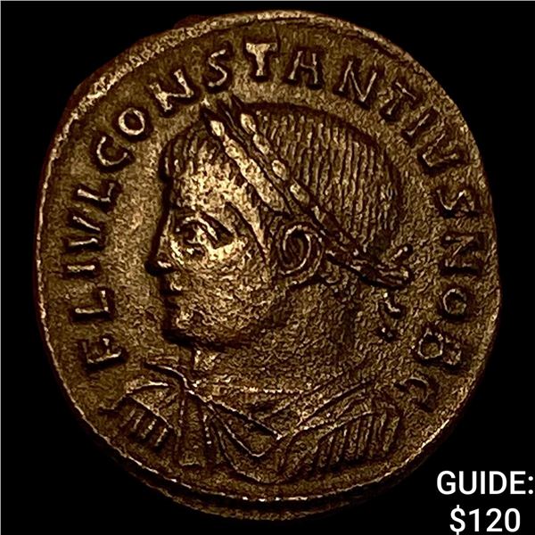 Roman Constantius II 337-361 BI Nummus CHOICE AU