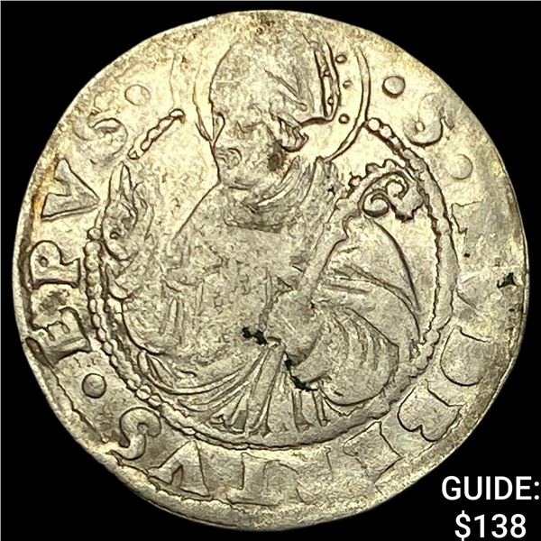 1300-1450 Salzburg Silver Groschen CLOSELY UNCIRCULATED