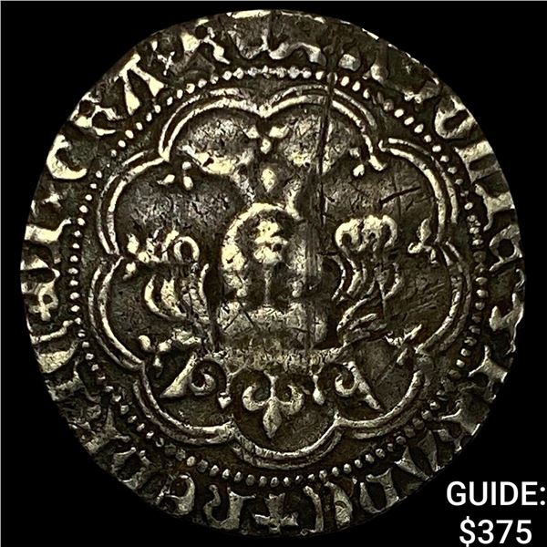 1413-1422 England Silver Groat CLOSELY UNCIRCULATED