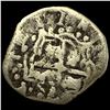 Image 2 : 1500s-1600s Spanish Colonial Silver Cob NEARLY UNCIRCULATED