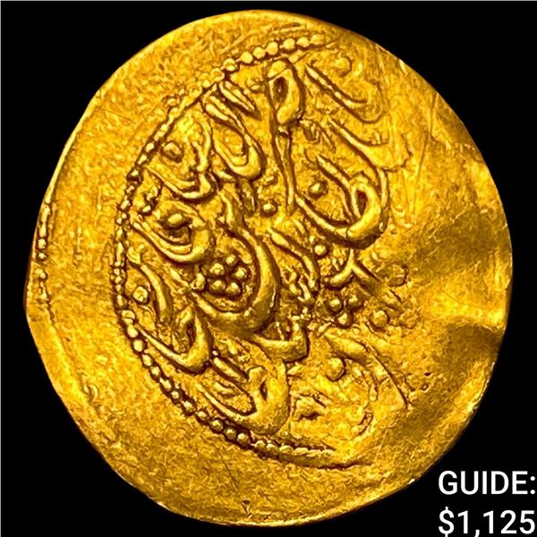 17th-18th Cent Ottoman Empire Gold 1/2 Ashrof 4.8G NEARLY UNCIRCULATED