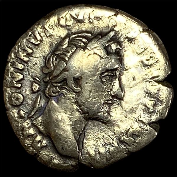 Roman Ant. Pius 138-161SIlver Daenarius ABOUT UNCIRCULATED