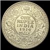 Image 2 : 1919 British-India Silver Rupee UNCIRCULATED