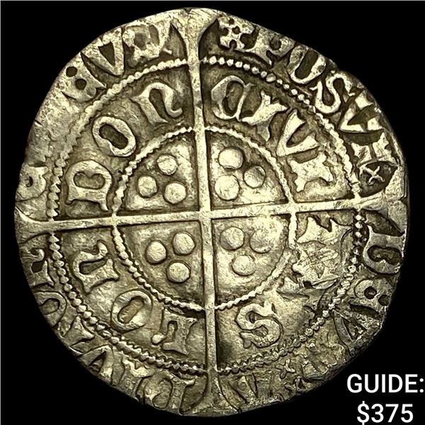 1413-1422 England Silver Groat CLOSELY UNCIRCULATED