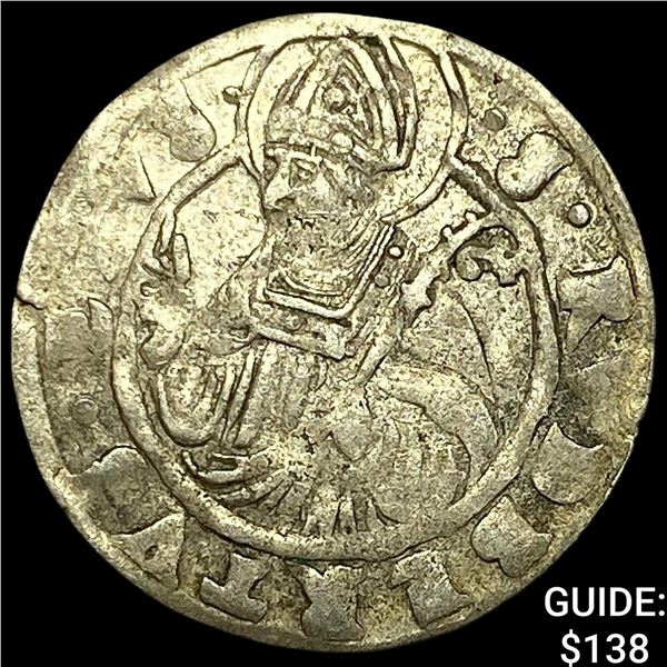 1300-1450 Salsburg SIlver Groschen CLOSELY UNCIRCULATED