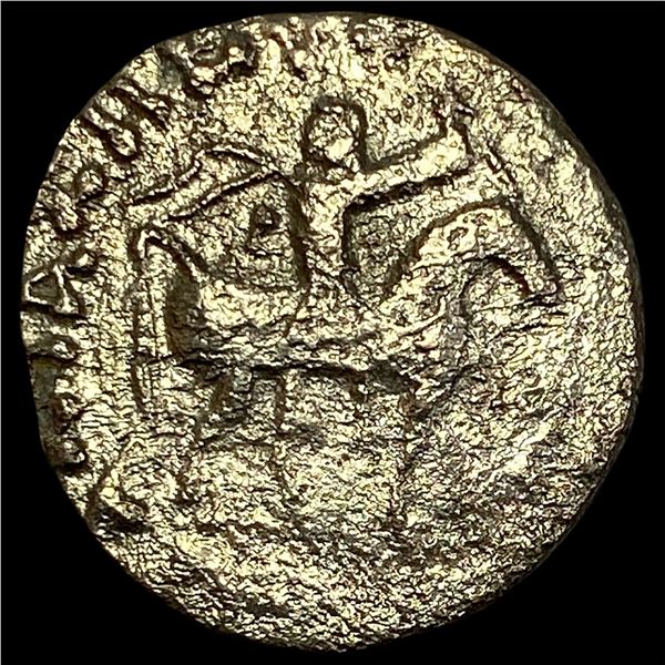 Indo-Scythian Azes I/II 58 BC Silver Drachm LIGHTLY CIRCULATED