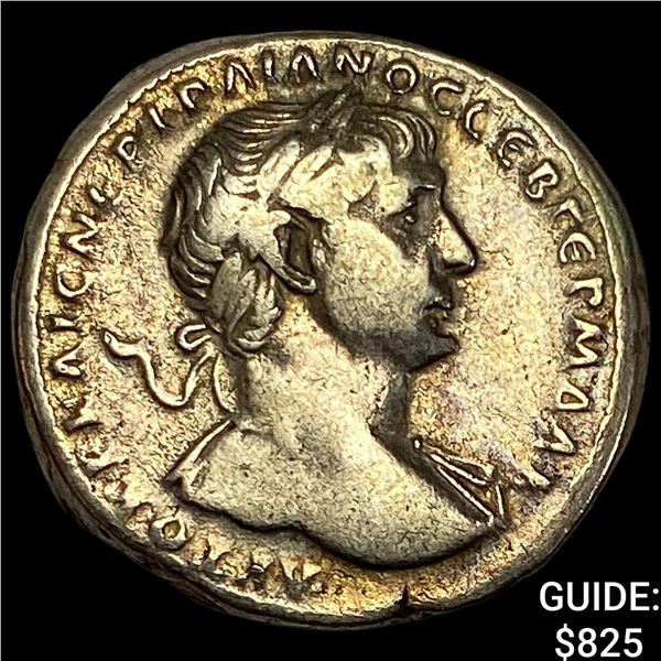 Roman Arabia Trajan 106-111 AD SIlver Tetradrachm NEARLY UNCIRCULATED