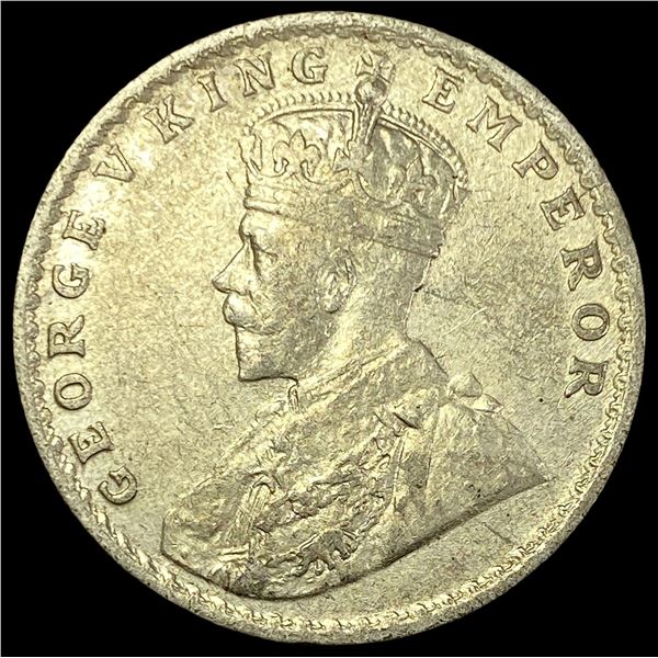 1916 British-India Silver Rupee UNCIRCULATED
