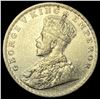 Image 1 : 1918 British-India Silver Rupee UNCIRCULATED