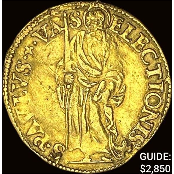 [1534-1549] Papal States Paul III Gold Scudo .1054oz CLOSELY UNCIRCULATED