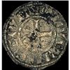 Image 2 : [1241-1257] France Nevers Mahaut II Silver Denier CLOSELY UNCIRCULATED